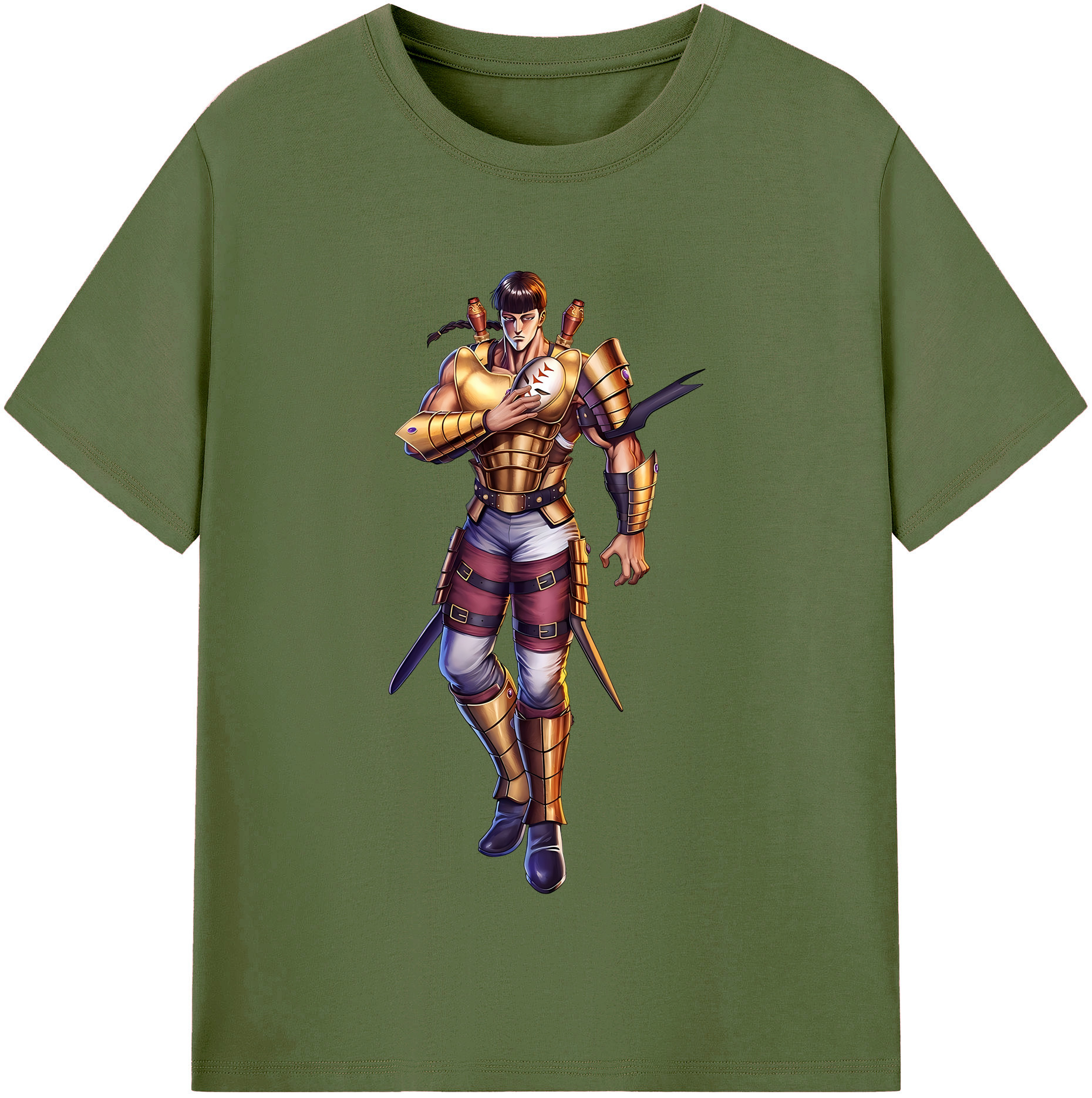 （画像用） 北斗の拳 Fist of the North Star 綿100％半袖Tシャツ（フロントプリント）